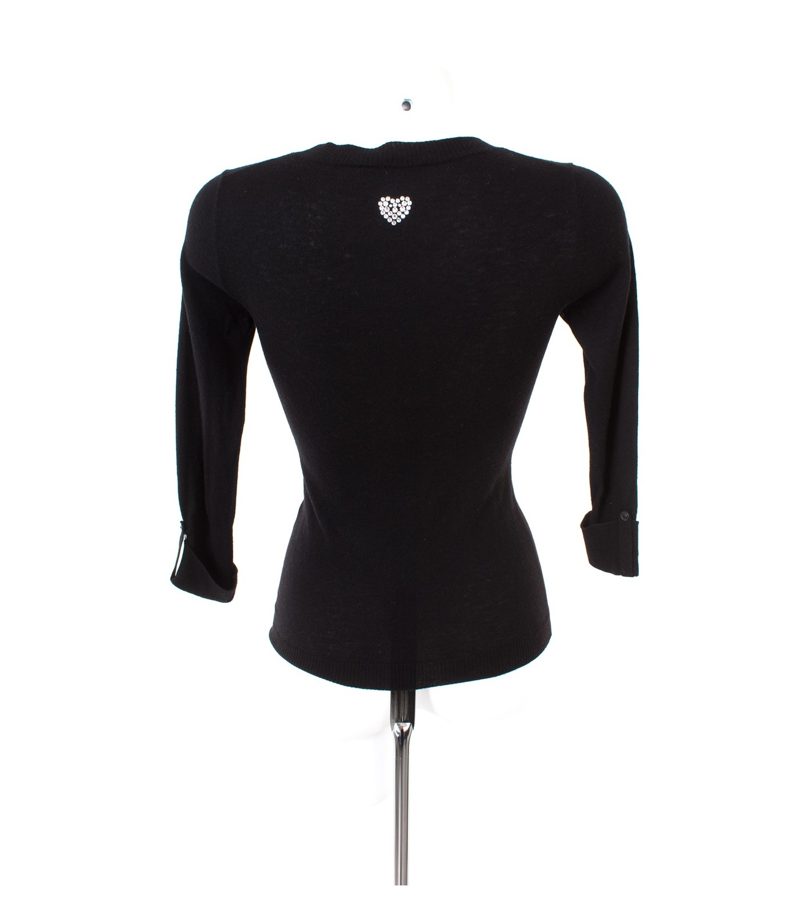 GC fontana Damen Pullover Gr. DE 34 Schwarz Wolle Kaschmir – Foto 3