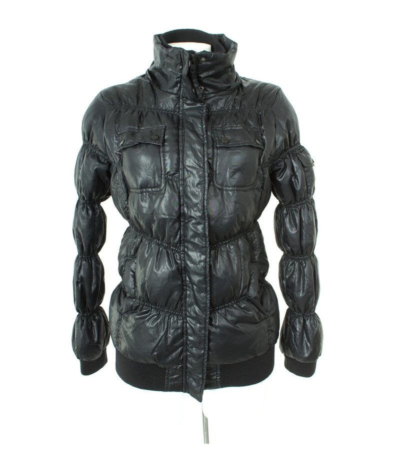PEPE JEANS LONDON Damen Jacke Steppjacke Daunenjacke Gr. M Schwarz Daunen – Foto 1