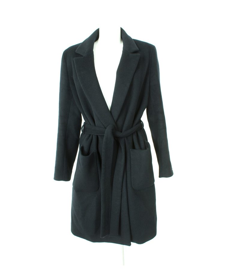 MAISON SCOTCH & SODA Damen Mantel Gr. 3=DE 40/L Blau Wolle – Foto 1