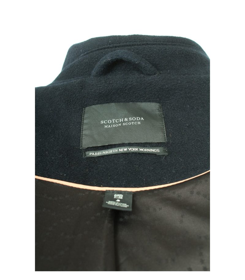MAISON SCOTCH & SODA Damen Mantel Gr. 3=DE 40/L Blau Wolle – Foto 7