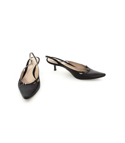 UNÜTZER Damen Pumps High Heels Gr. EU 38,5 Schwarz Leder