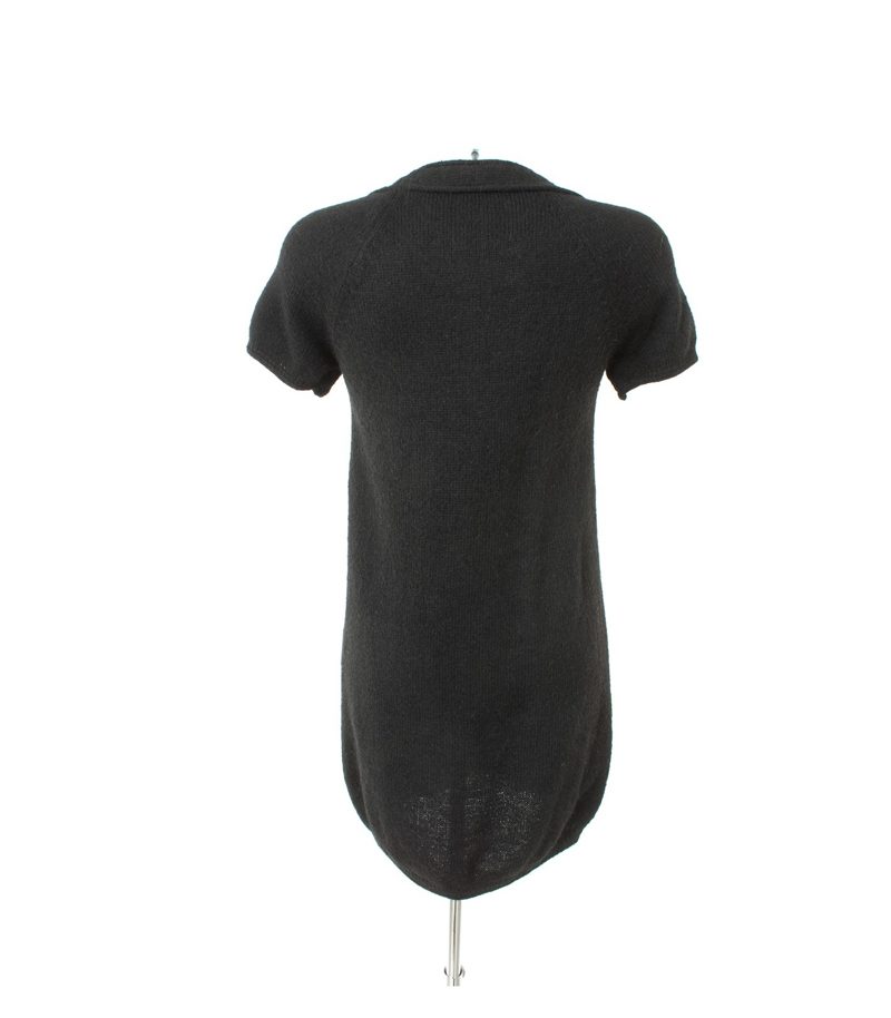 STILE BENETTON Damen Kleid Strickkleid Gr. S Schwarz Mohair – Foto 3