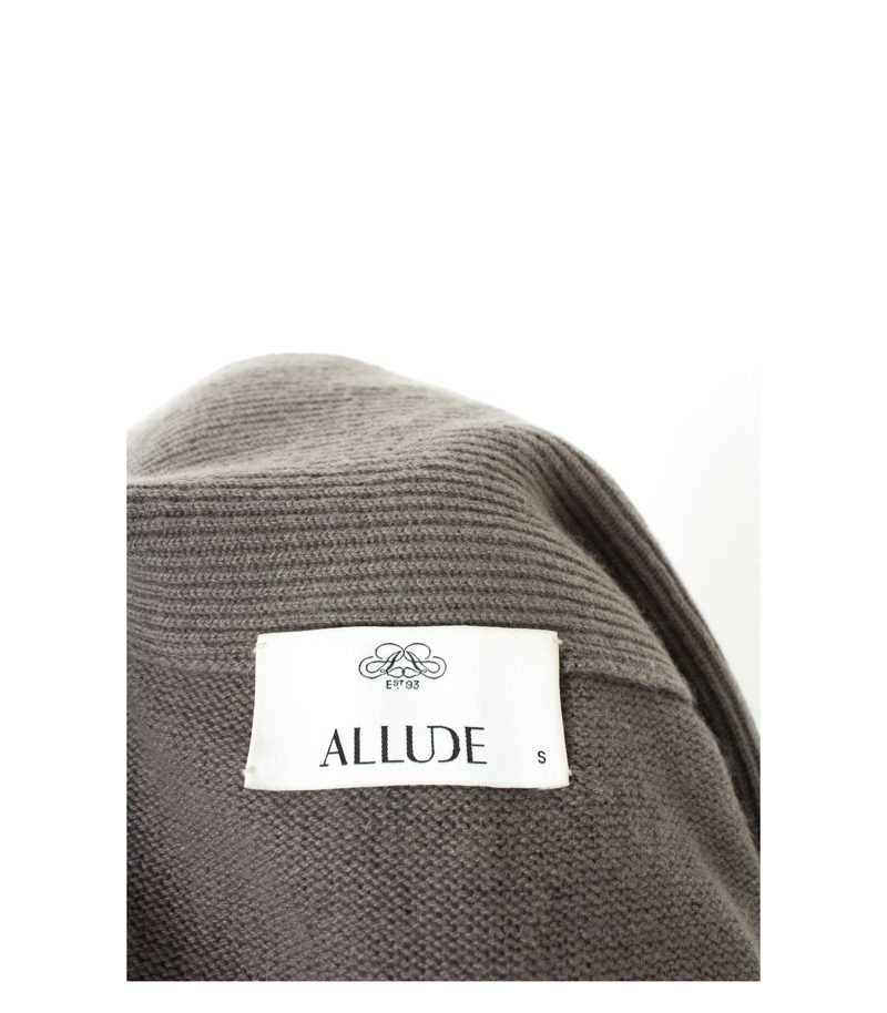 ALLUDE Damen Strickjacke Pullover Gr. S Rosa/Grau – Foto 4