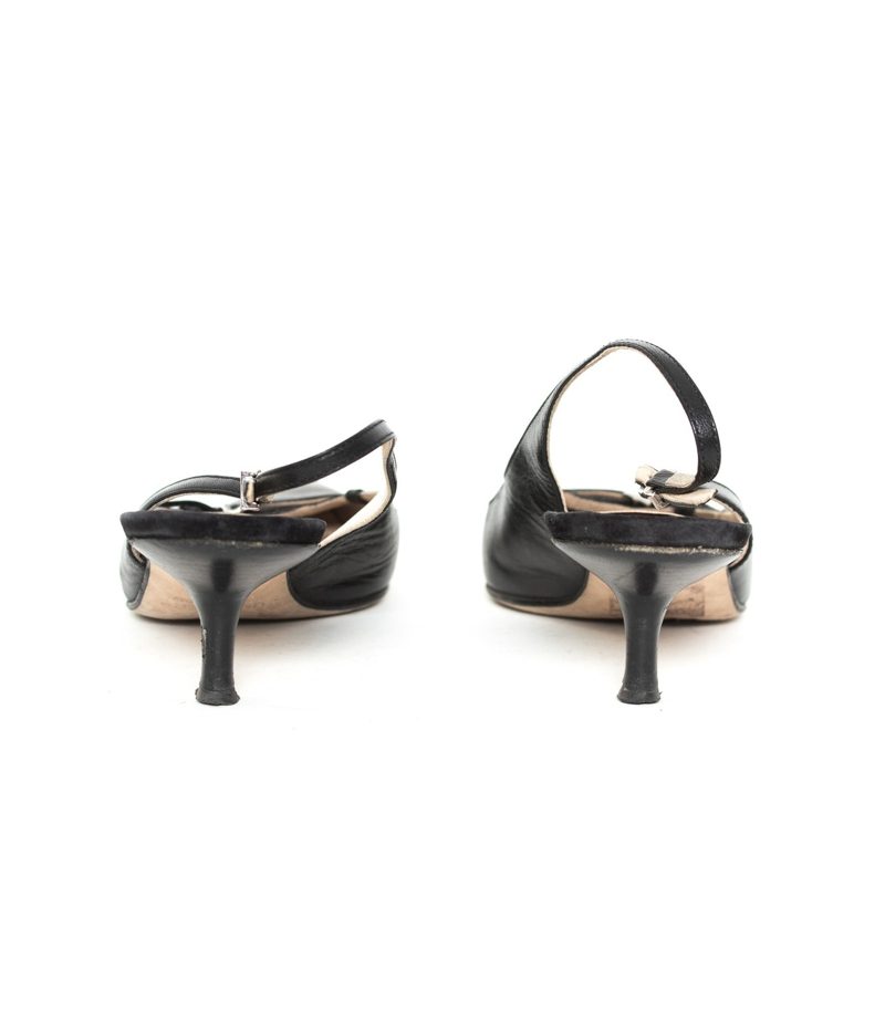 UNÜTZER Damen Pumps High Heels Gr. EU 38,5 Schwarz Leder – Foto 3