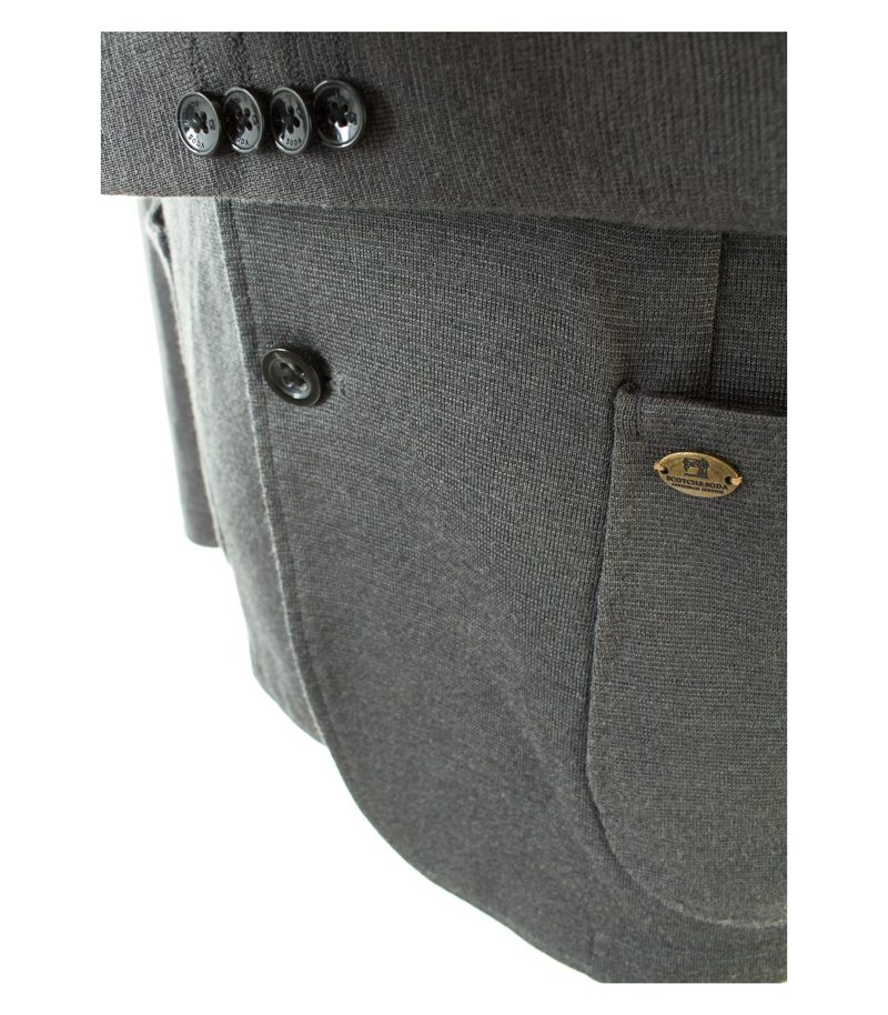 SCOTCH & SODA Herren Sakko Gr. XL/52 Grau Wolle – Foto 4