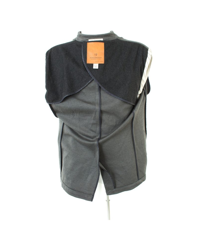 SCOTCH & SODA Herren Sakko Gr. XL/52 Grau Wolle – Foto 5