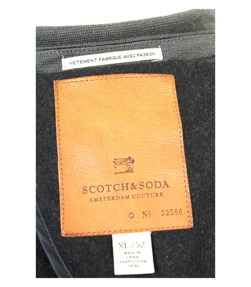 SCOTCH & SODA Herren Sakko Gr. XL/52 Grau Wolle – Foto 6