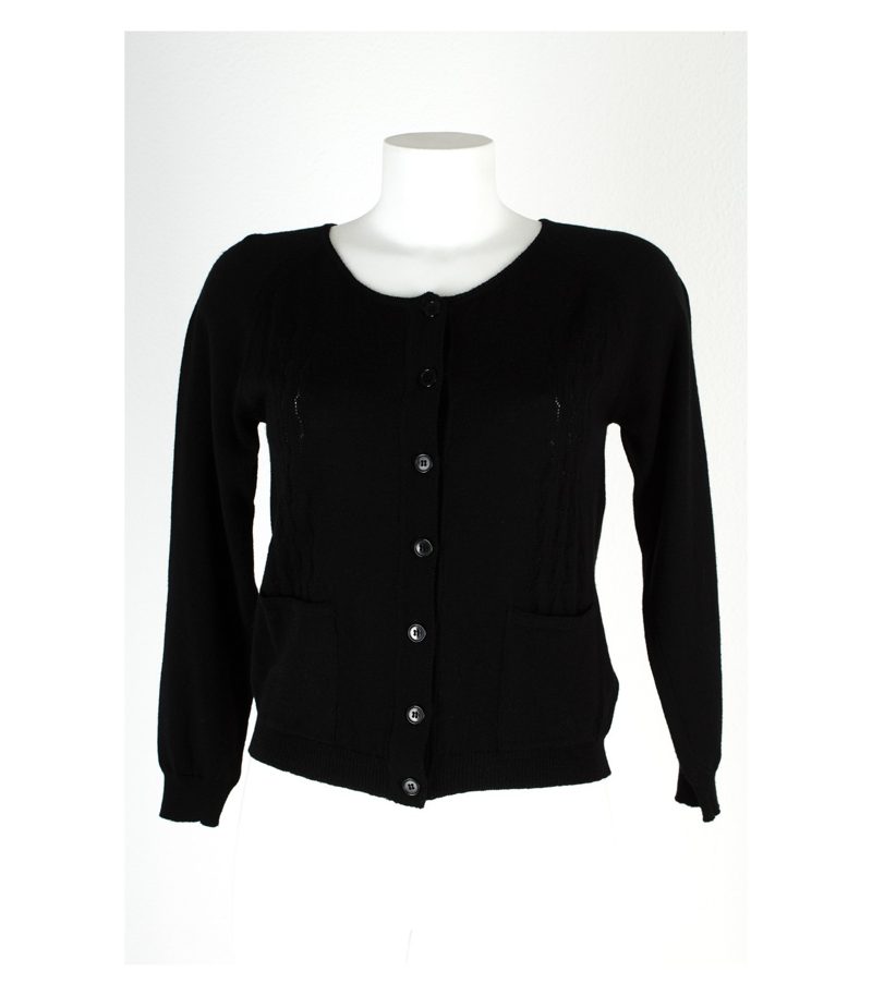 moshi mind Damen Strickjacke Cardigan Feinstrick Gr. S Wolle Strick – Foto 1