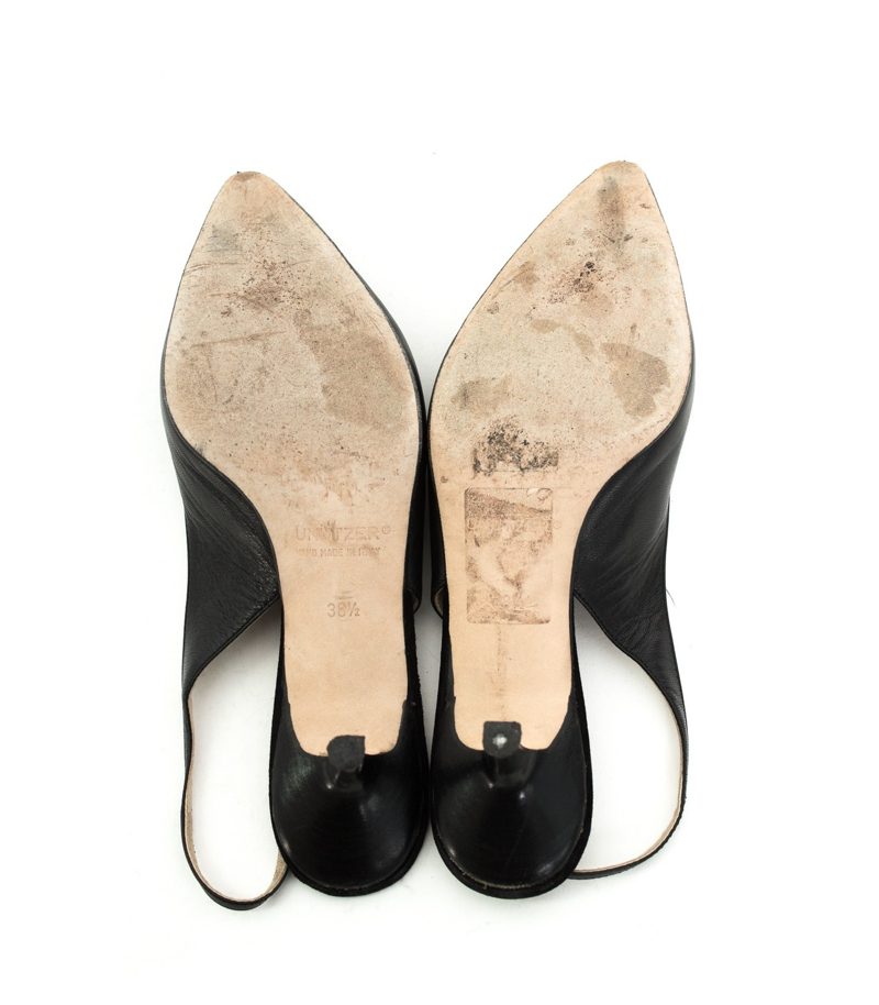UNÜTZER Damen Pumps High Heels Gr. EU 38,5 Schwarz Leder – Foto 5