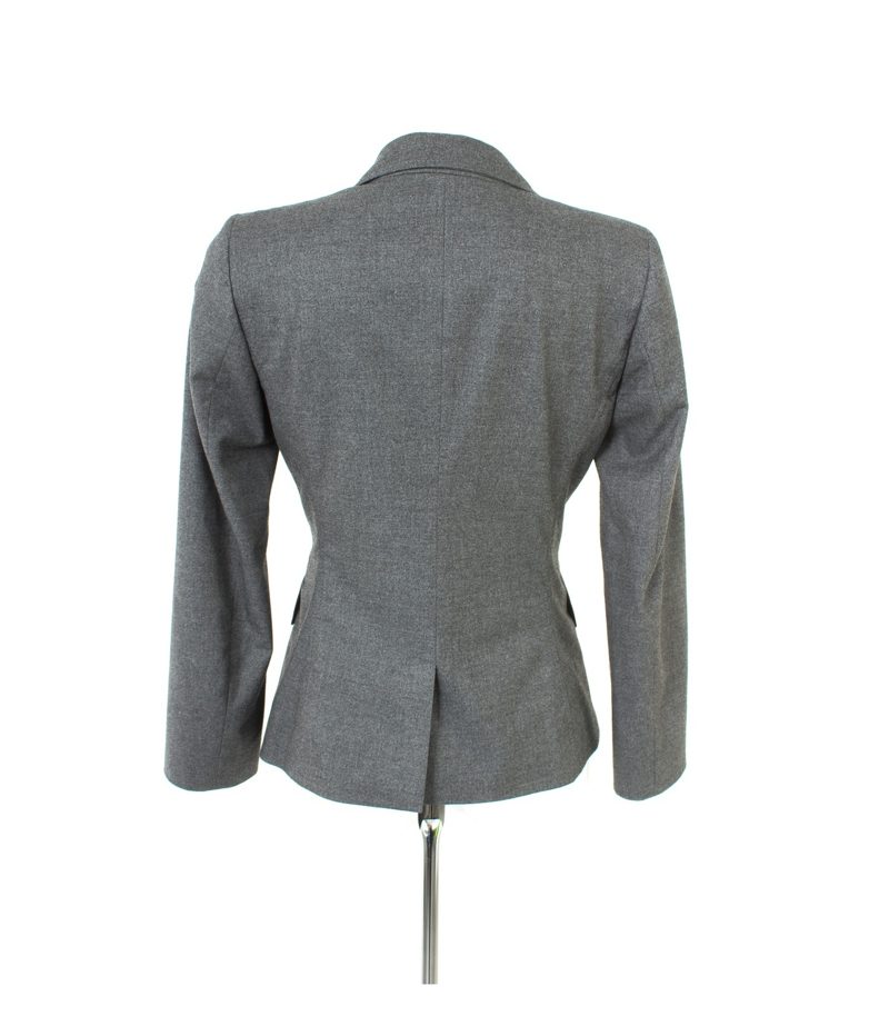 STEFANEL Damen Blazer Gr. DE 36 Grau Viskose – Foto 3