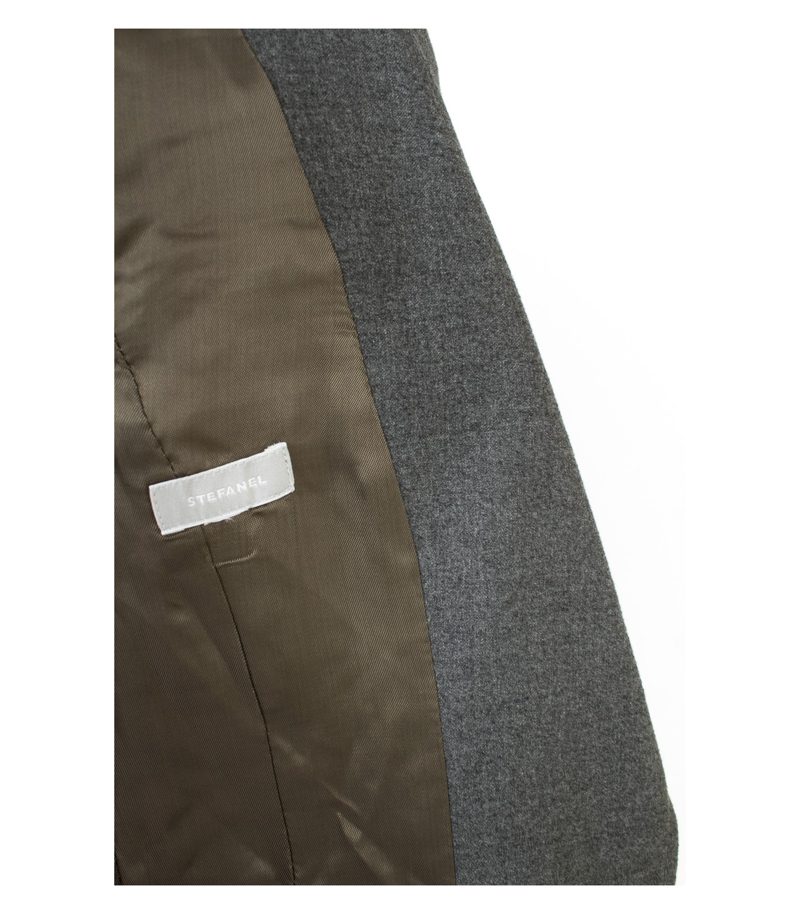 STEFANEL Damen Blazer Gr. DE 36 Grau Viskose – Foto 4
