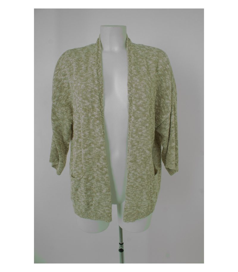 Massimo Dutti Damen Strickjacke Gr. M Beige/Creme Knit – Foto 1