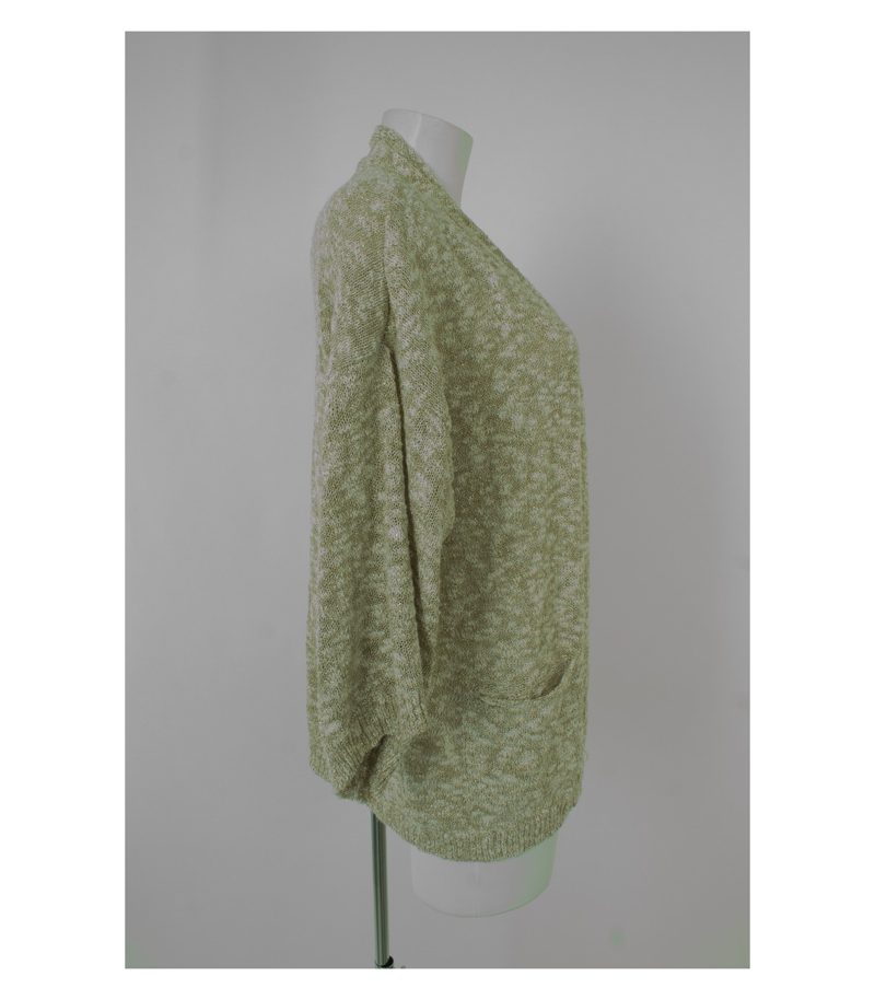 Massimo Dutti Damen Strickjacke Gr. M Beige/Creme Knit – Foto 2