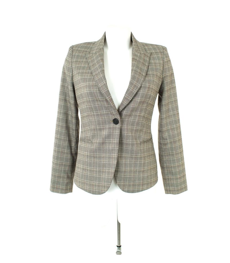 STEFANEL Damen Blazer Gr. DE 36 Mehrfarbig Viskose – Foto 1