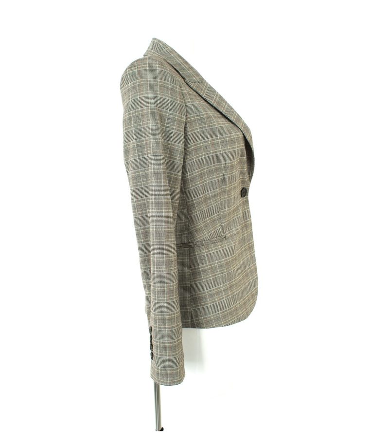 STEFANEL Damen Blazer Gr. DE 36 Mehrfarbig Viskose – Foto 2