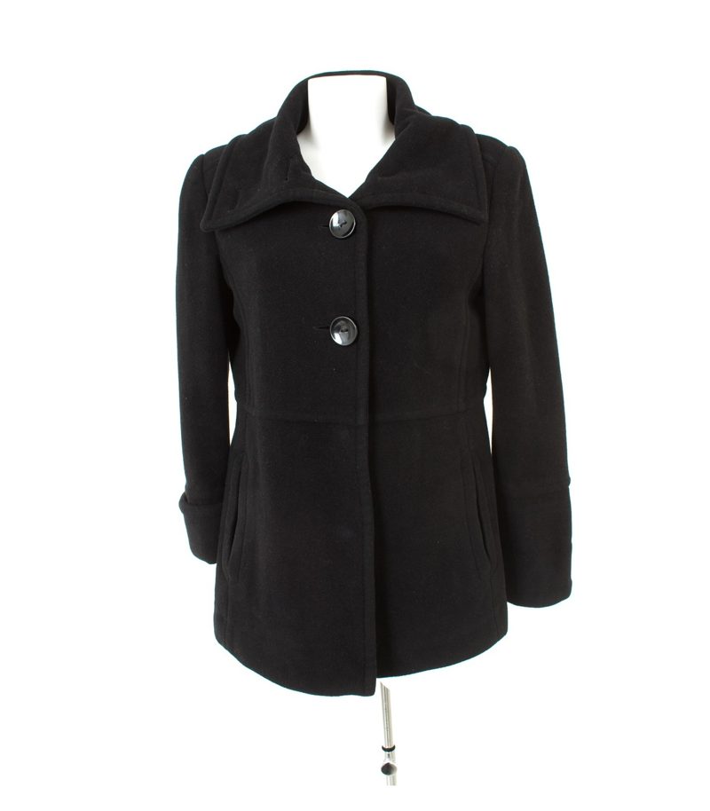 Marie Lund COPENHAGEN Damen Jacke Outdoor Gr. DE 38 Schwarz Wolle – Foto 1