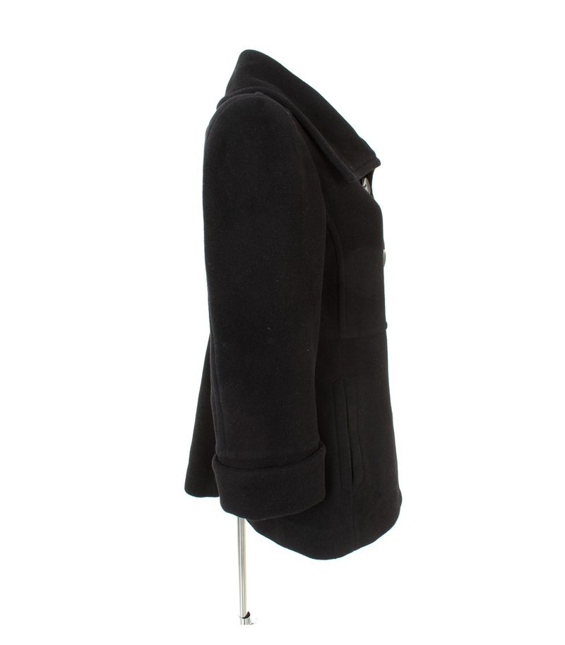 Marie Lund COPENHAGEN Damen Jacke Outdoor Gr. DE 38 Schwarz Wolle – Foto 2