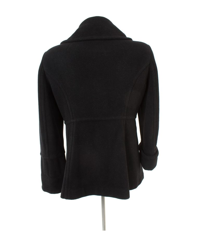 Marie Lund COPENHAGEN Damen Jacke Outdoor Gr. DE 38 Schwarz Wolle – Foto 3