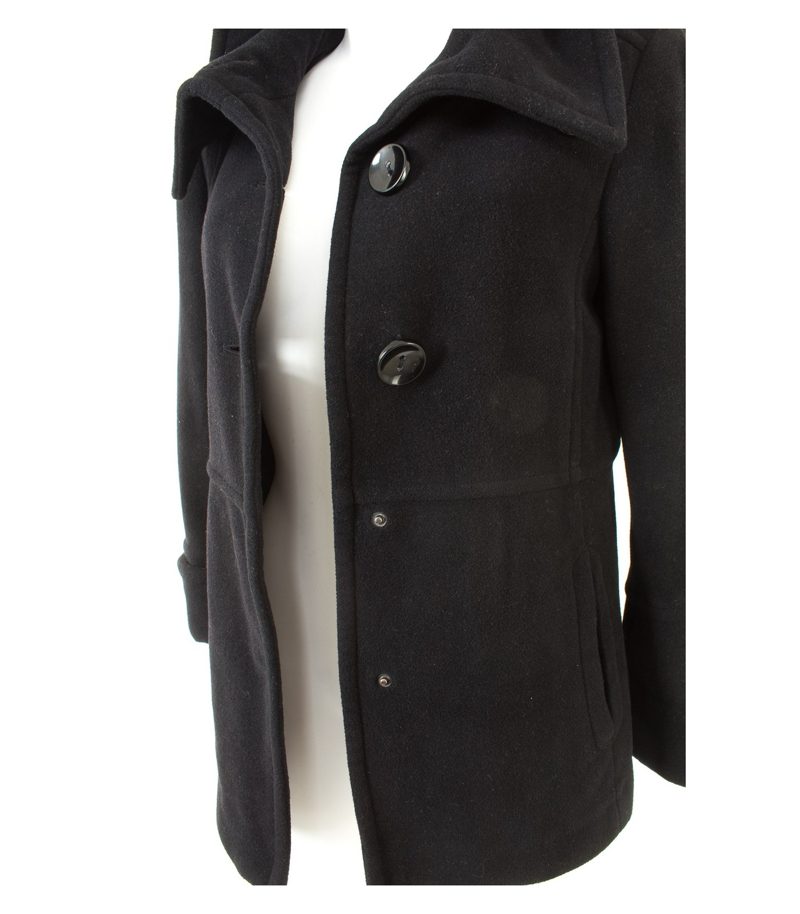 Marie Lund COPENHAGEN Damen Jacke Outdoor Gr. DE 38 Schwarz Wolle – Foto 5