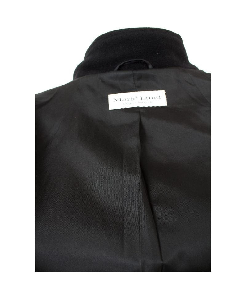 Marie Lund COPENHAGEN Damen Jacke Outdoor Gr. DE 38 Schwarz Wolle – Foto 7
