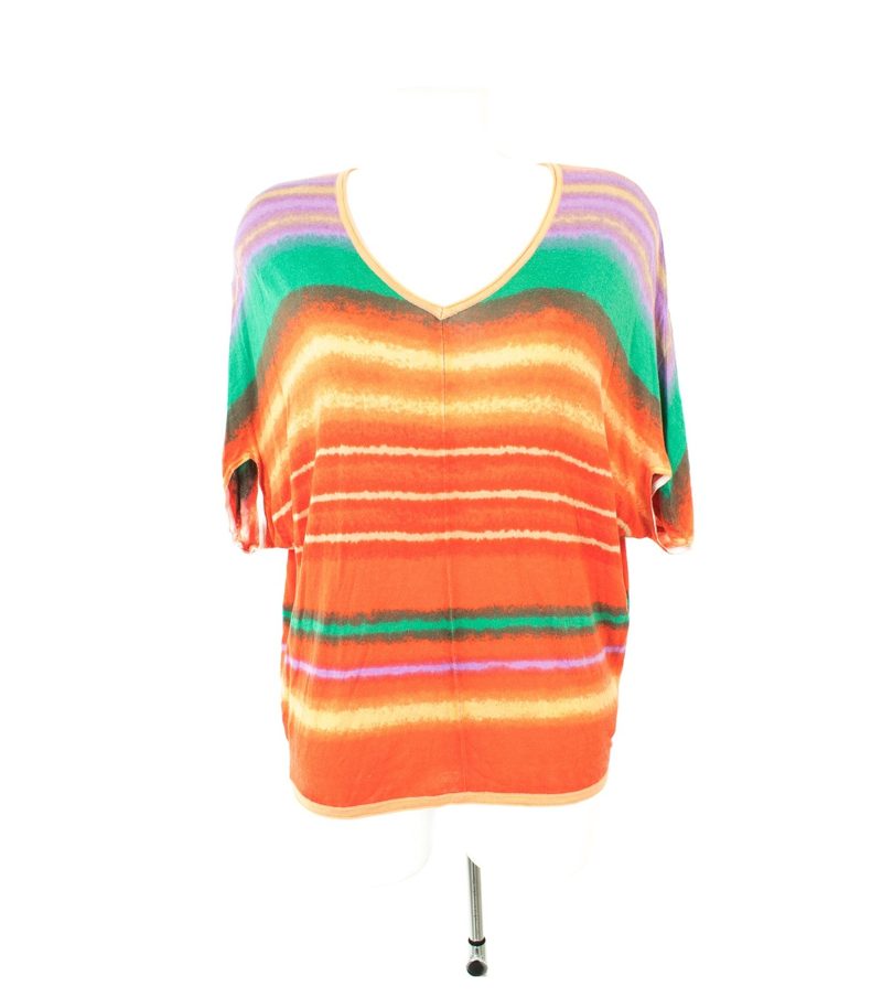 comma, Damen Pullover Pulli Gr. DE 36 Mehrfarbig Viskose Baumwolle – Foto 1