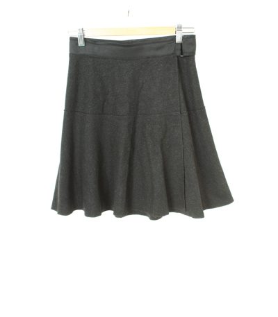 Marc O'Polo Damen Rock Gr. DE 36 Grau Wolle