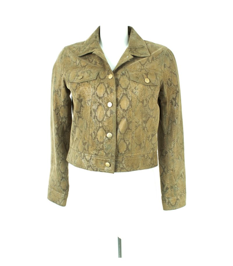 offset Damen Lederjacke Gr. DE 40 Mehrfarbig Leder – Foto 1