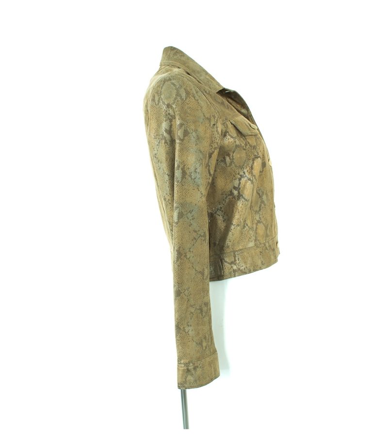 offset Damen Lederjacke Gr. DE 40 Mehrfarbig Leder – Foto 2