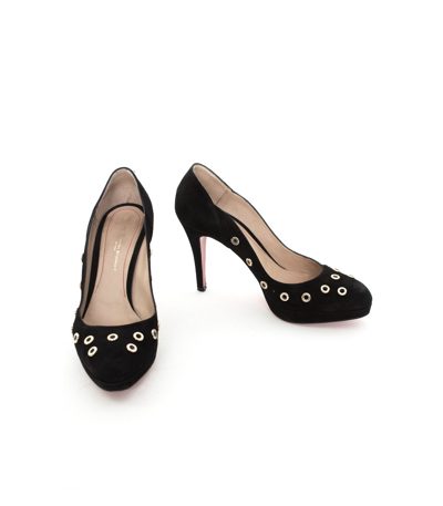 KONSTANTIN STARKE Damen Pumps High Heels Gr. EU 39 Schwarz Leder