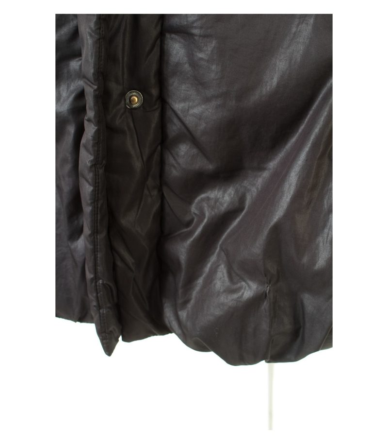 Khujo Damen Mantel Trenchcoat Gr. S Schwarz/Weiß Wolle – Foto 9