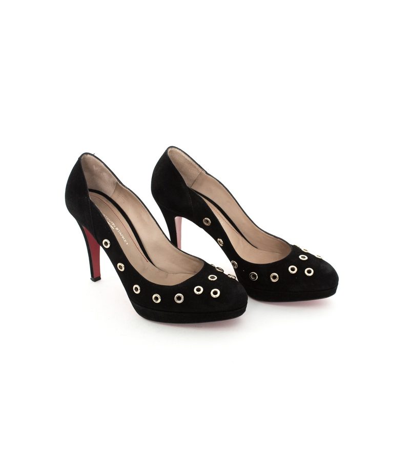 KONSTANTIN STARKE Damen Pumps High Heels Gr. EU 39 Schwarz Leder – Foto 2