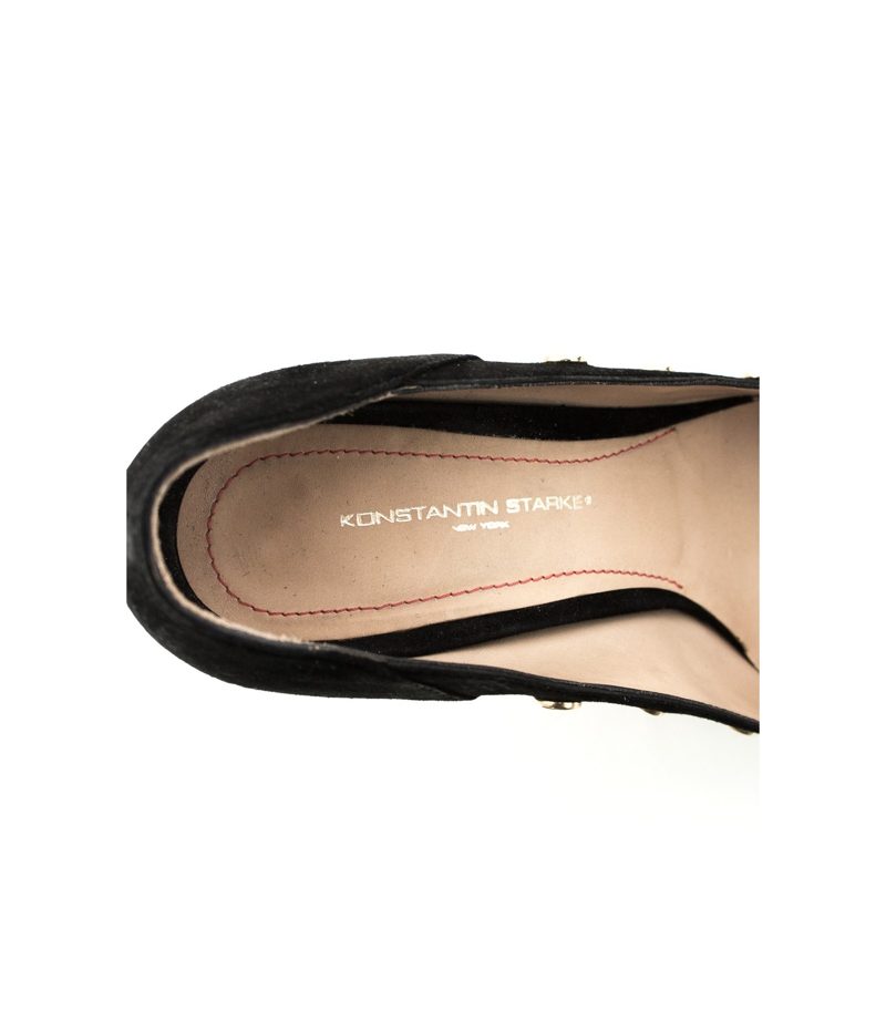 KONSTANTIN STARKE Damen Pumps High Heels Gr. EU 39 Schwarz Leder – Foto 4