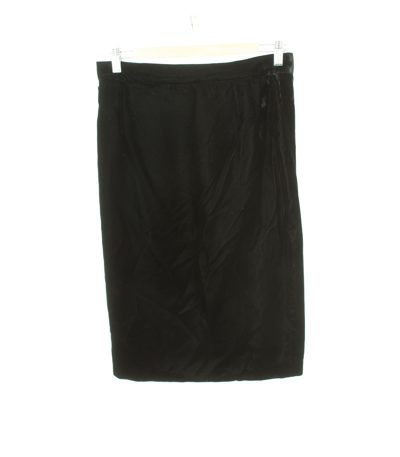 Valentino Damen Rock Samtrock GR. IT 42/DE 36 Schwarz Samt Viskose