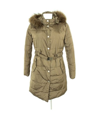 TRUSSARDI Damen Mantel Steppmantel Gr. DE 42 Braun