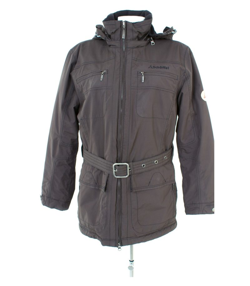 Schöffel Damen Jacke Kapuzenjacke Outdoorjacke Gr. DE 40 Braun – Foto 1