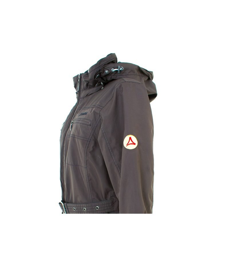 Schöffel Damen Jacke Kapuzenjacke Outdoorjacke Gr. DE 40 Braun – Foto 2