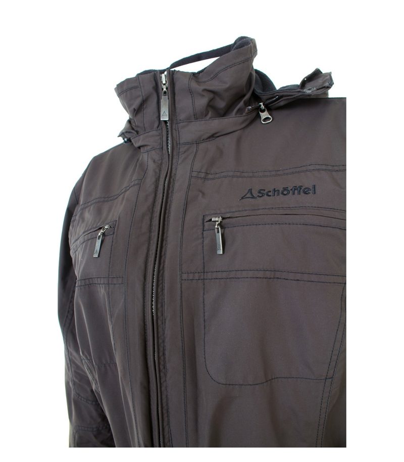 Schöffel Damen Jacke Kapuzenjacke Outdoorjacke Gr. DE 40 Braun – Foto 4
