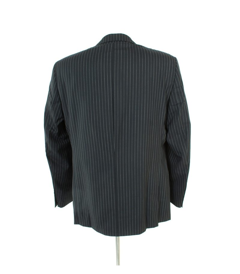 CARL GROSS Herren Sakko Gr. 52 Blau/Beige Wolle – Foto 3