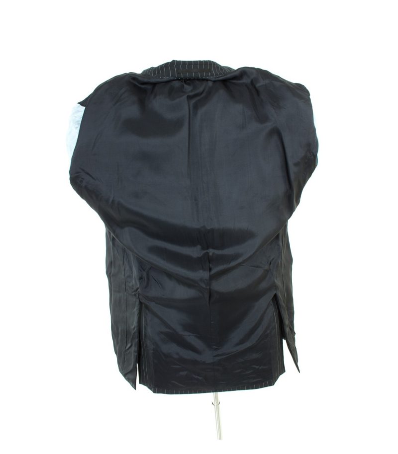 CARL GROSS Herren Sakko Gr. 52 Blau/Beige Wolle – Foto 6