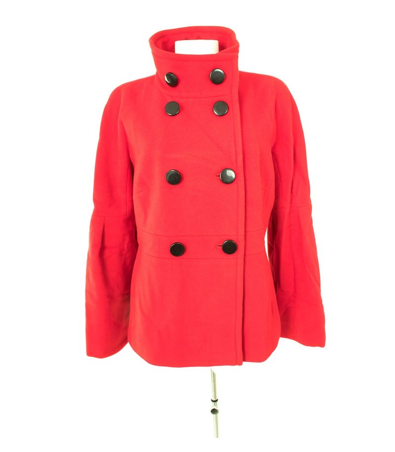 MADELEINE Damen Jacke Gr. DE 40 Rot Wolle Kaschmir – Foto 4
