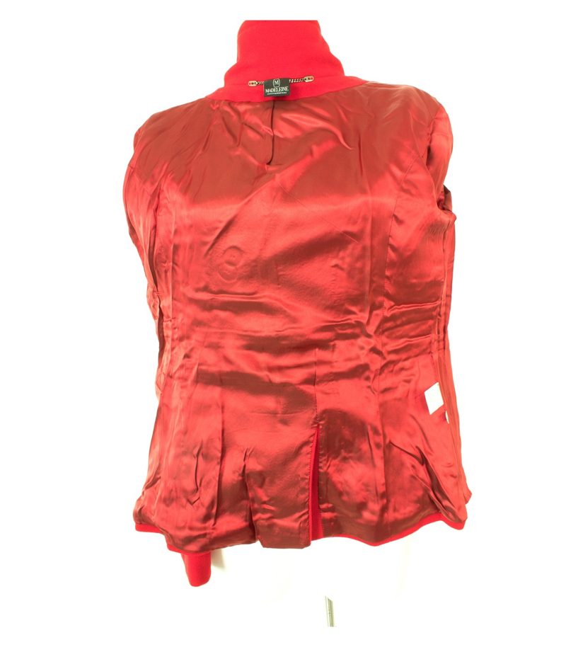 MADELEINE Damen Jacke Gr. DE 40 Rot Wolle Kaschmir – Foto 6