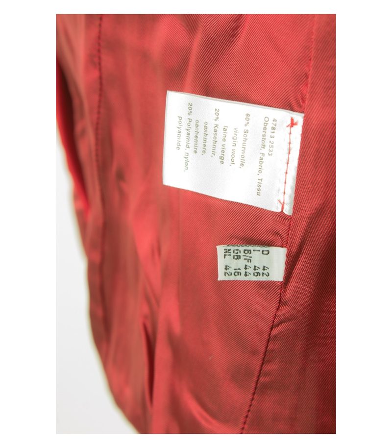 MADELEINE Damen Jacke Gr. DE 40 Rot Wolle Kaschmir – Foto 8