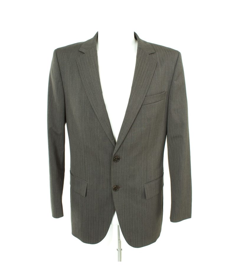 HUGO BOSS Herren Sakko Gr. 46 Braun Wolle – Foto 1