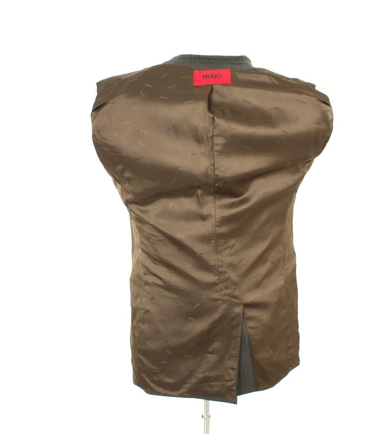 HUGO BOSS Herren Sakko Gr. 46 Braun Wolle – Foto 5