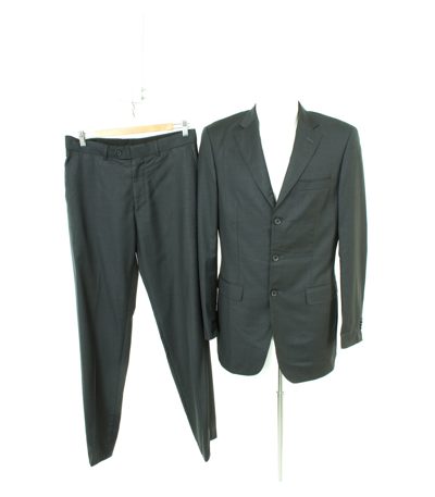 Tom Rusborg OF COPENHAGEN Herren Anzug Sakko Hose Gr. 94 Grau Wolle