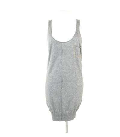 LAUNDRY INDUSTRY Damen Kleid Strickkleid Gr. 2/DE 38 Grau Wolle