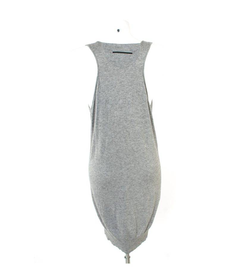 LAUNDRY INDUSTRY Damen Kleid Strickkleid Gr. 2/DE 38 Grau Wolle – Foto 4