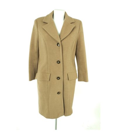 Damen Mantel Wollmantel Gr. DE 40 Beige
