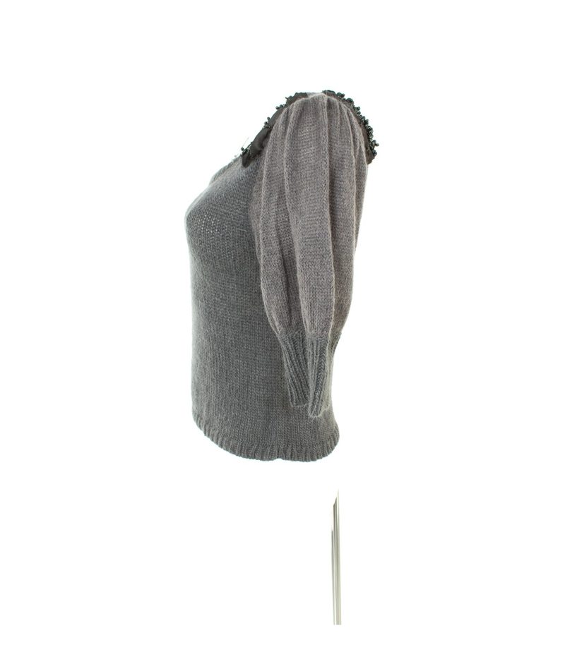 MCB BY MALENE BIRGER Damen Pullover Gr. M Grau Alpaka – Foto 2