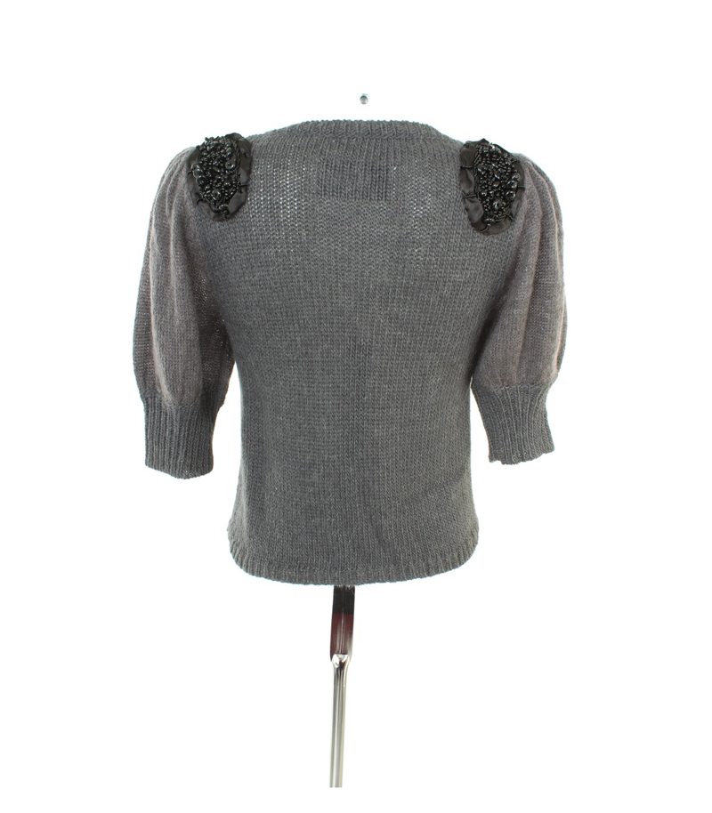 MCB BY MALENE BIRGER Damen Pullover Gr. M Grau Alpaka – Foto 3
